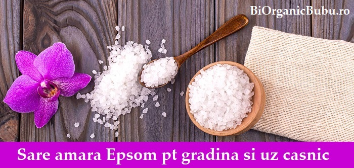 Sare amara Epsom pt gradina si uz casnic